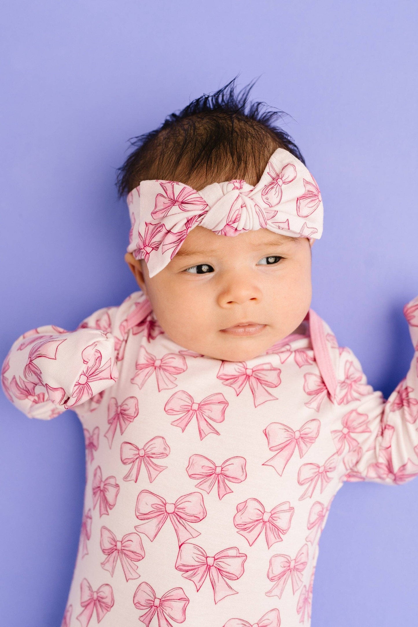 Pretty in Pink Bamboo Sleep Gown Set