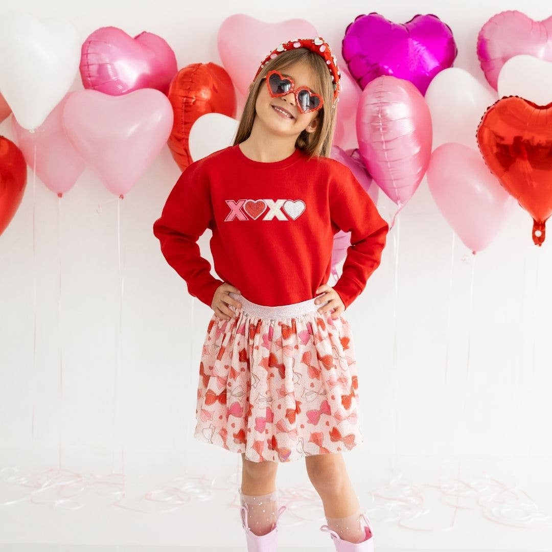Bow Love Valentine's Day Tutu - Girls Clothes