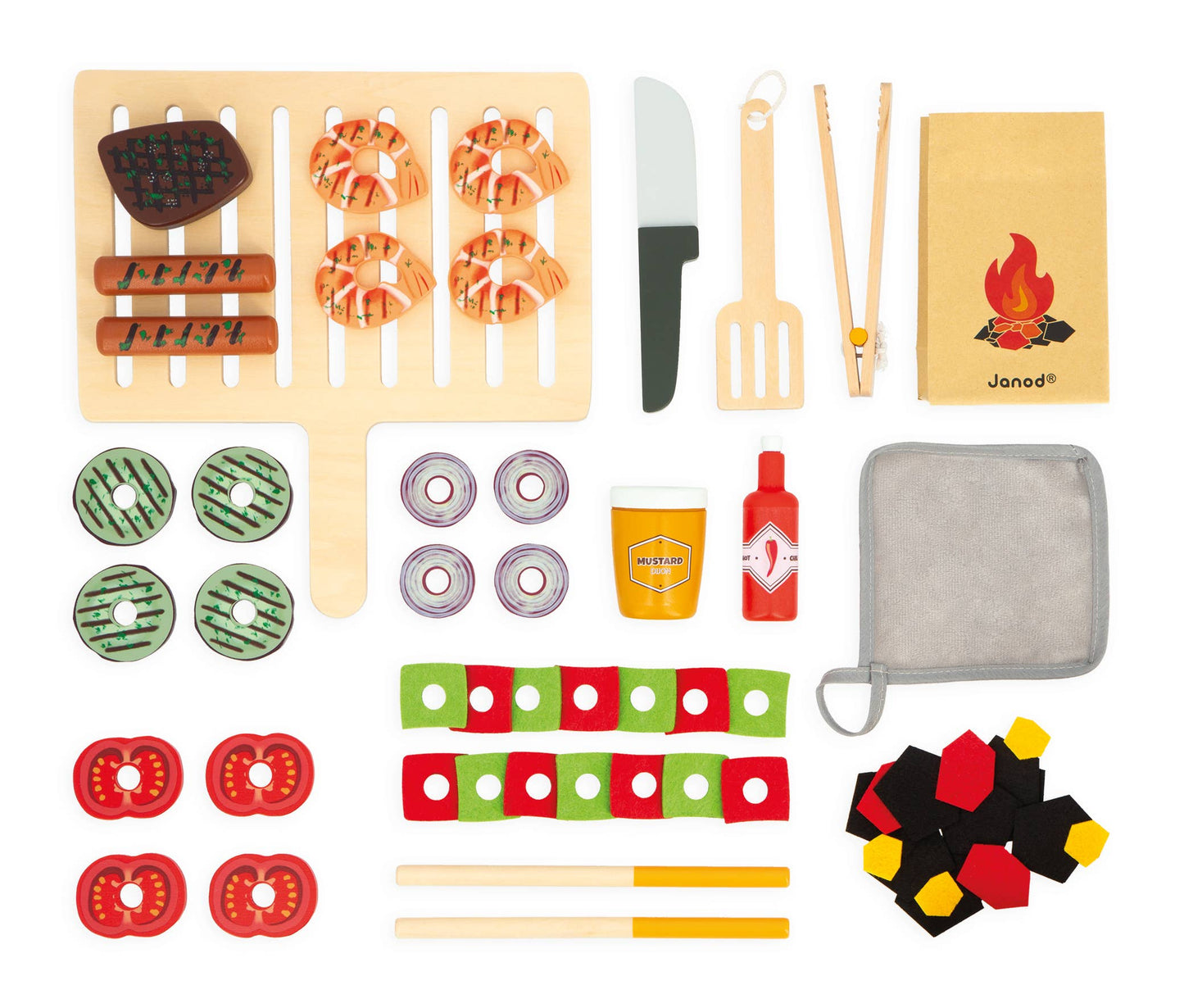 Barbecue | Wooden Cooking toy