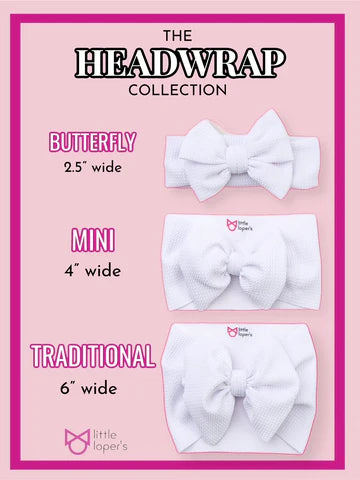 White Headwrap - Mini