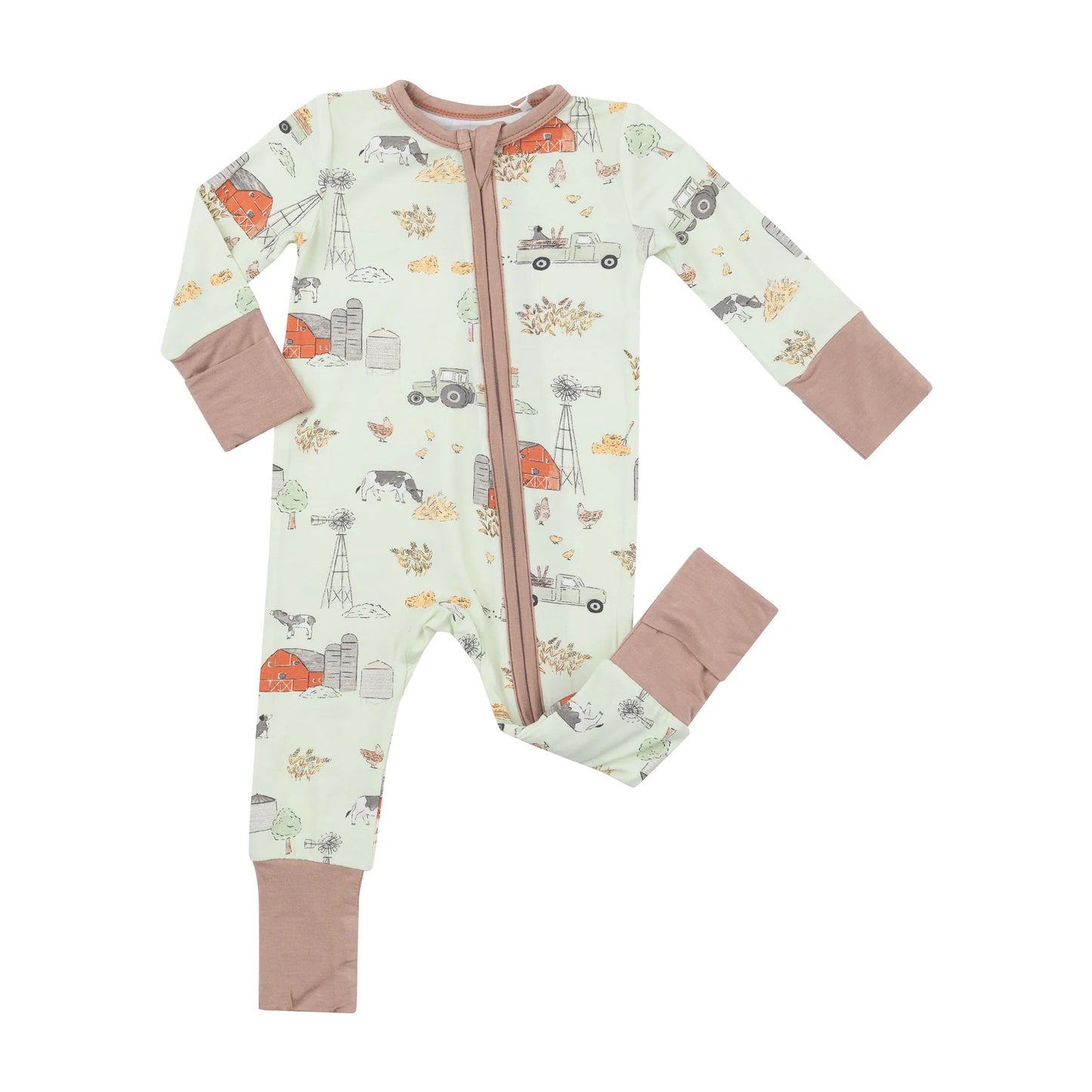 Hay Farmer 2 Way Zipper Romper
