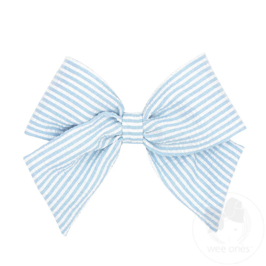 Genuine Seersucker Bowtie with Tails (King)