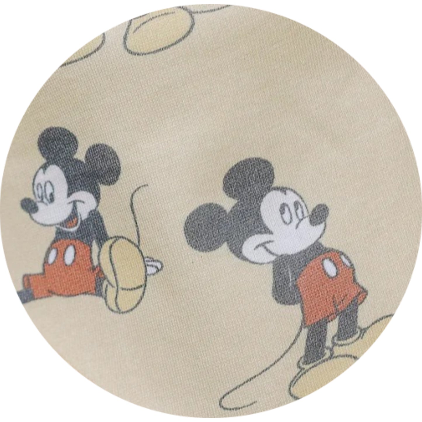 Copper Pearl Single Burp Cloth - Mickey & Friends