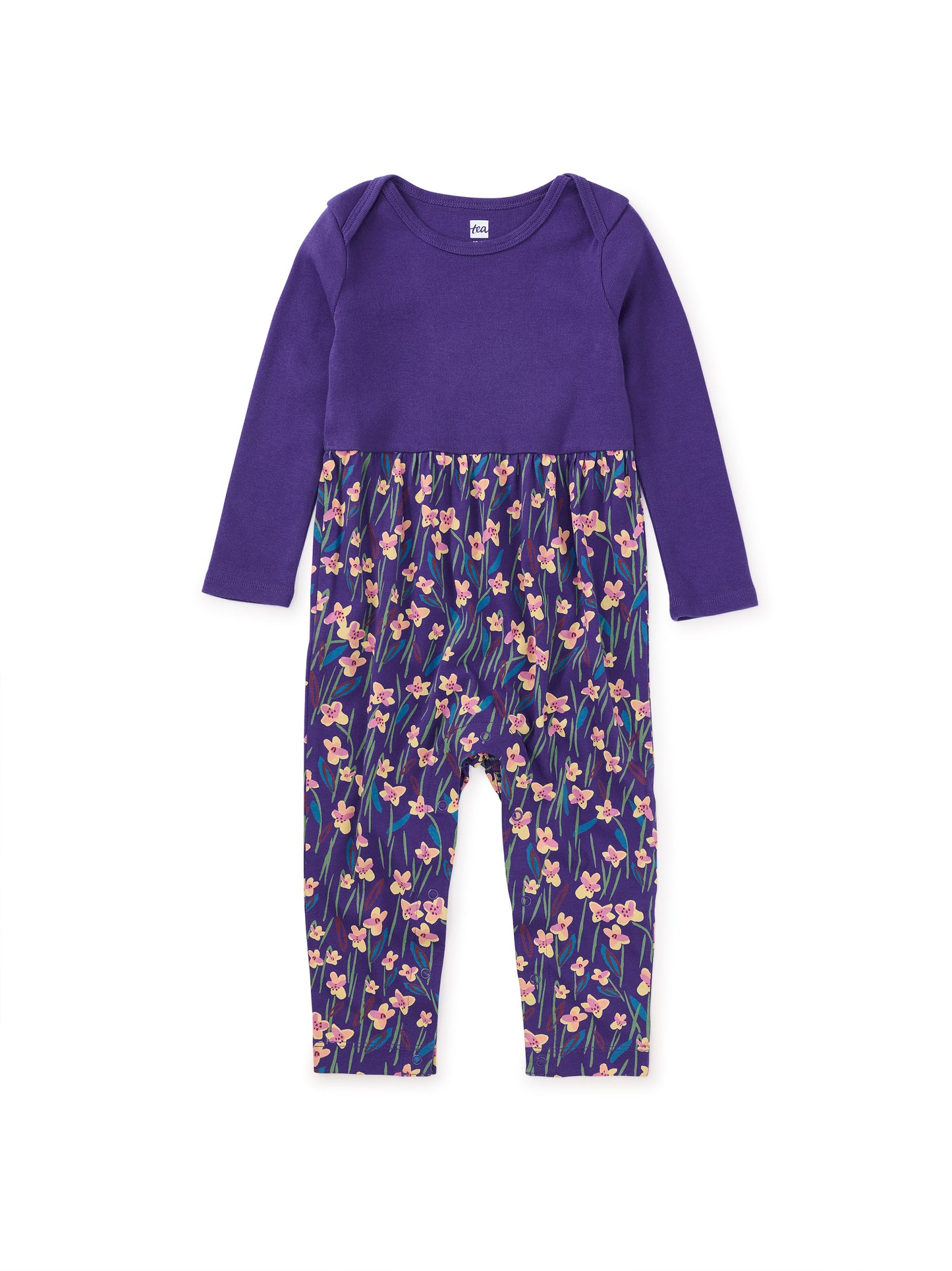Perfume Jasmine Print Mix Baby Romper