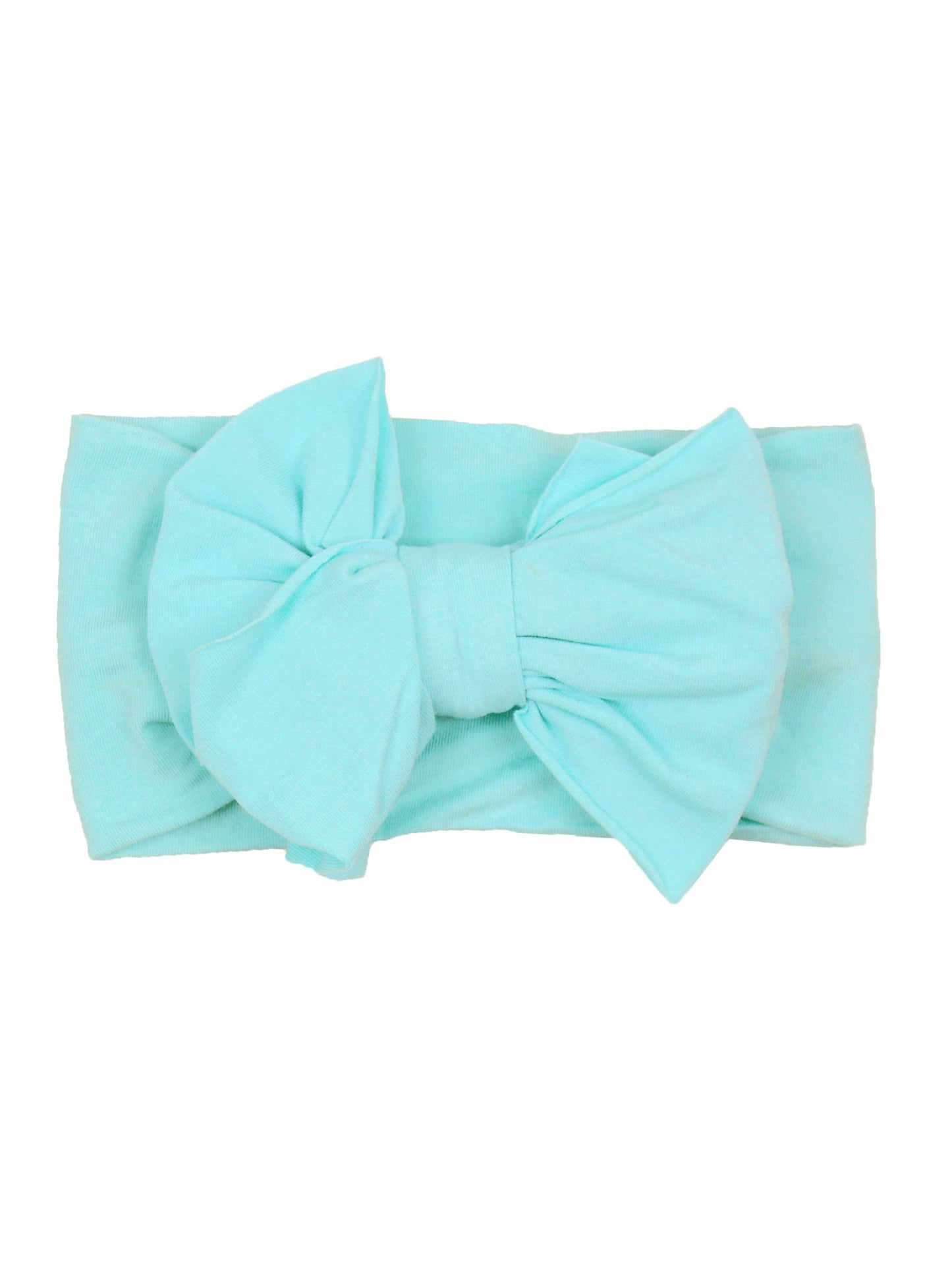 Girls Island Blue Big Bow Headband