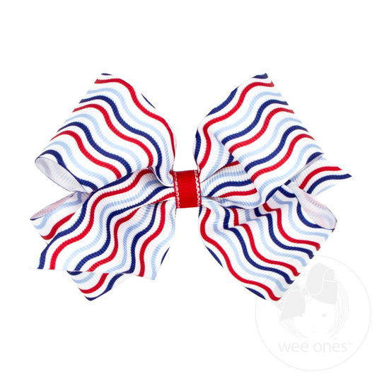 Stripe | Grosgrain Hair Bow