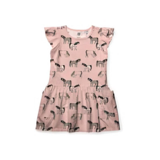 Swedish Wildhorses Flutter Sleeve Pocket Dress