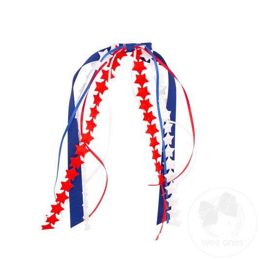 Satin Stars | Grosgrain Streamers Hair Clip