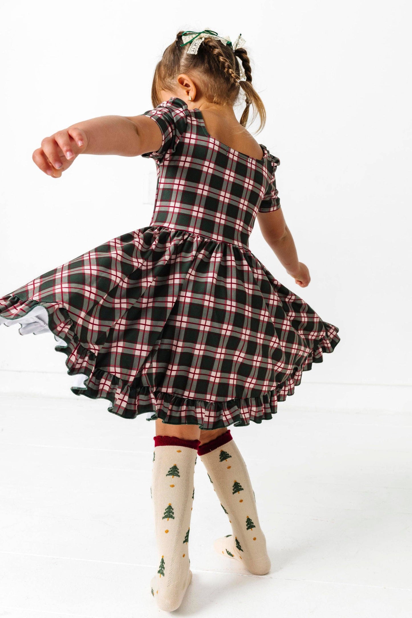 Tree Farm | Scalloped Knee Socks