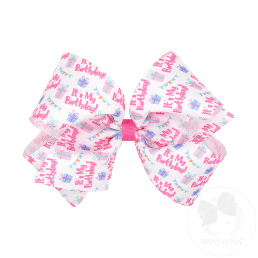 It's My Birthday | Grosgrain Bow (King)