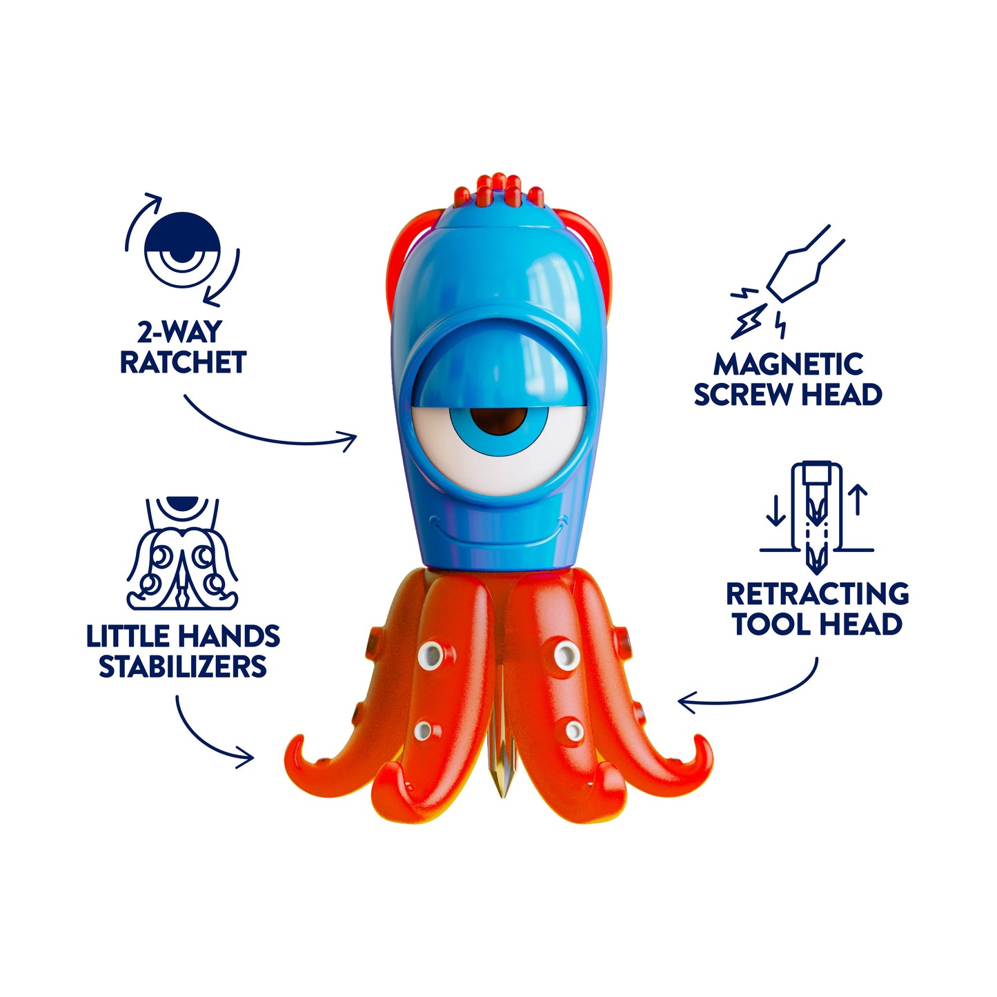 Children's STEM Starter Screwdriver-Octopus "Phillip"