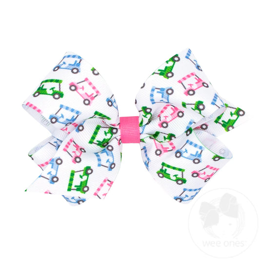 Golf Cart | Grosgrain Hair Bow