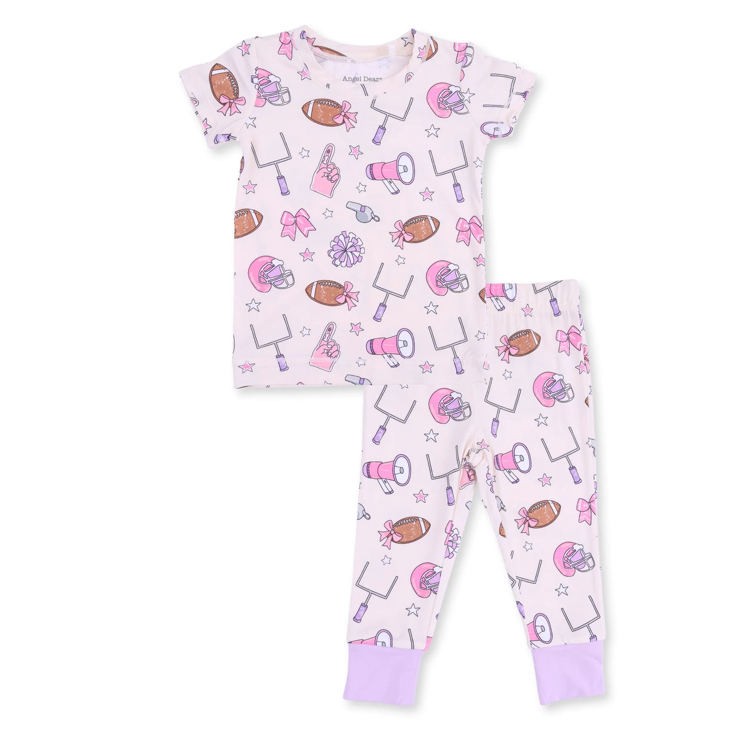 Football Cheer | Short Sleeve Loungewear Set