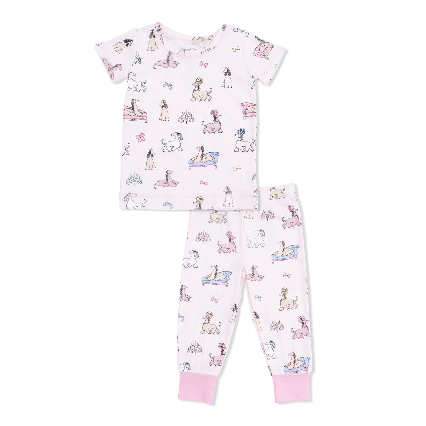 Fancy Hounds | Short Sleeve Loungewear Set