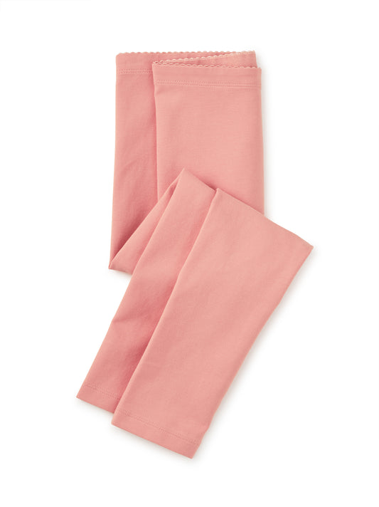 Dusty Coral Solid Leggings