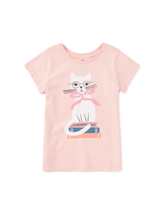 Apple Blossom | Book Cat | Graphic Tee