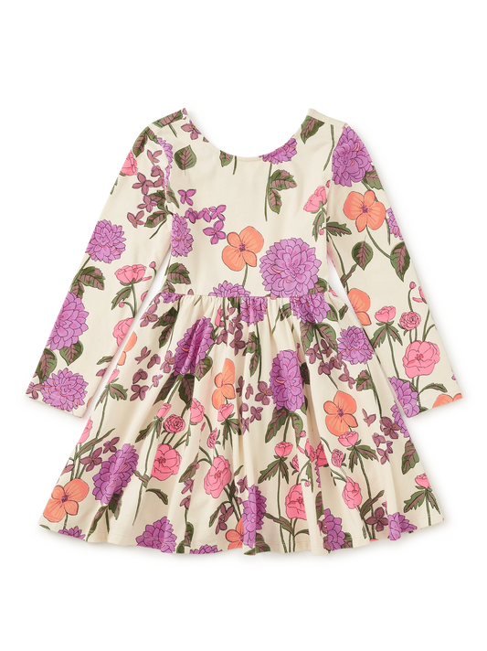 Printed Ballet Dress | English Dahlia