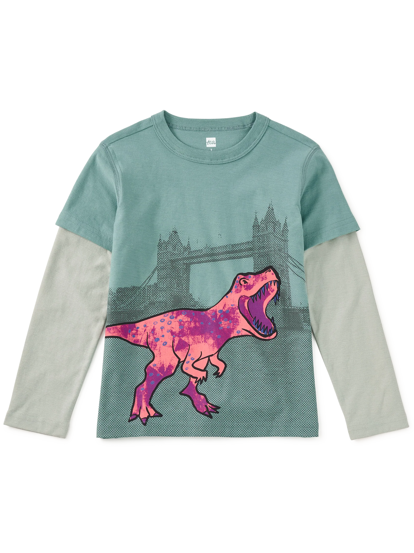 Marsh | Tower Bridge T. Rex | Layered Tee