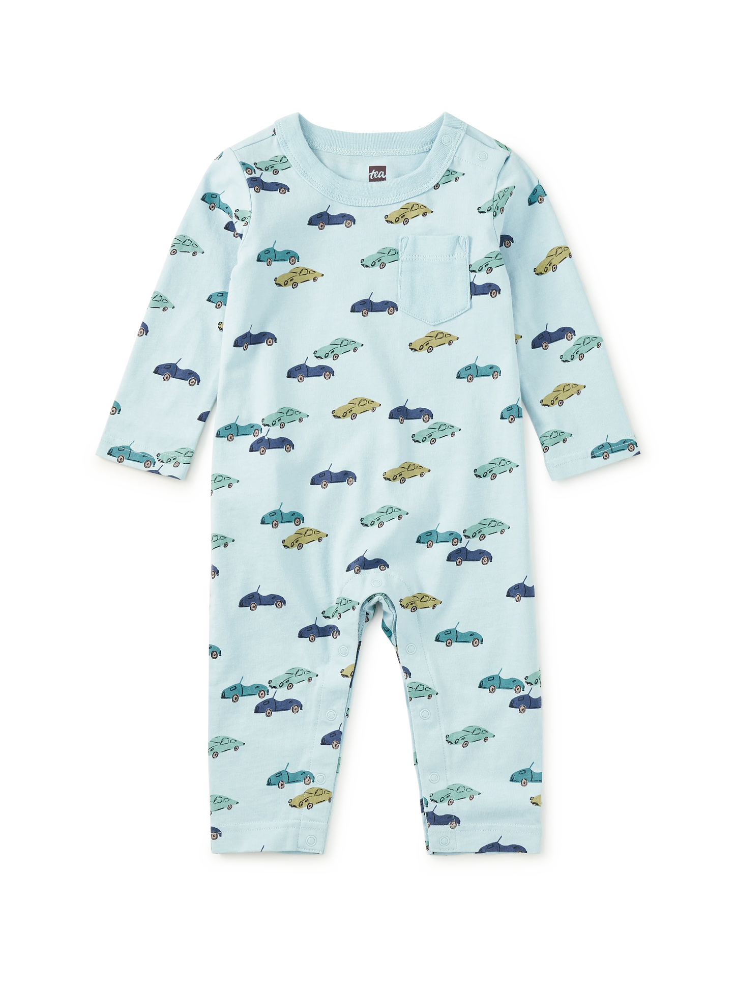 Mini Cars | Long Sleeve Baby Romper