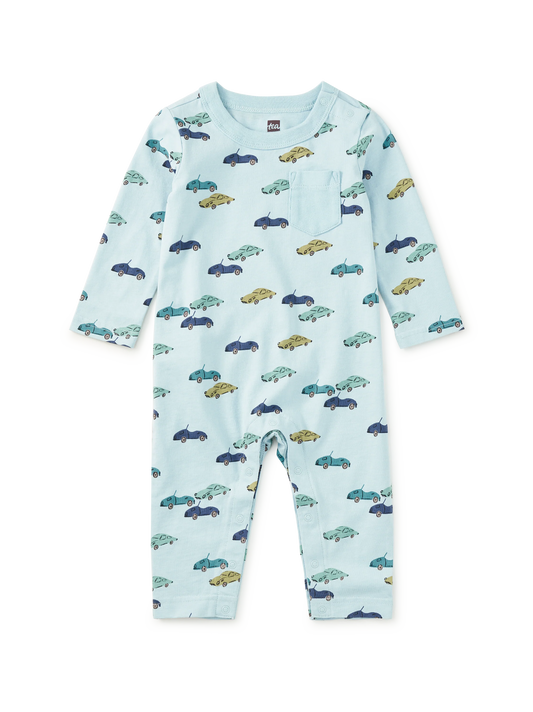 Mini Cars | Long Sleeve Baby Romper