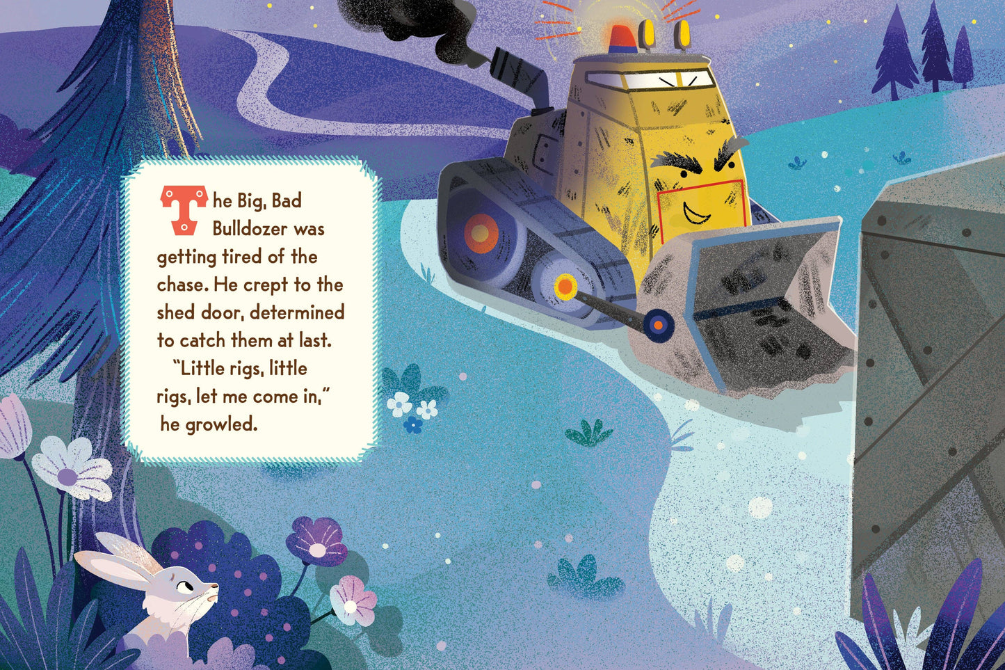 The Three Little Rigs and the Big Bad Bulldozer (Board Book)