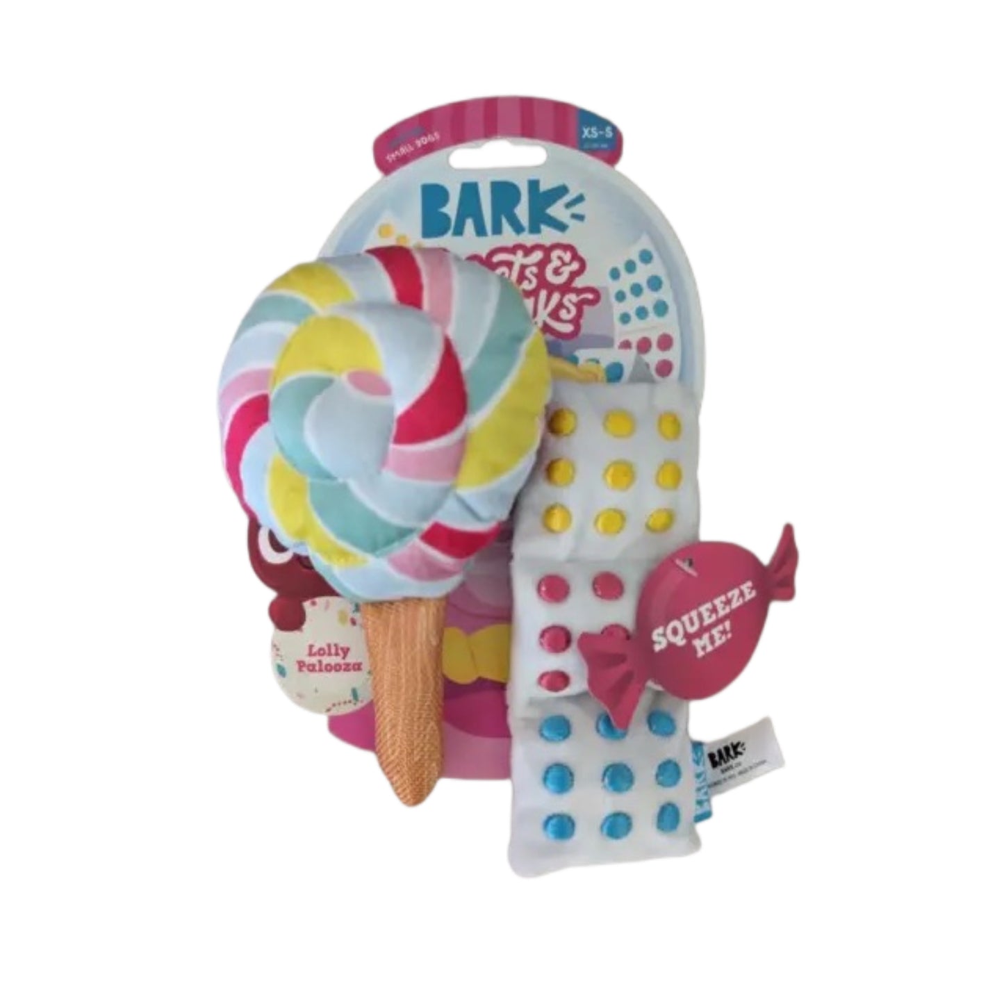 BARK Lolly Palooza Dog Toy Set