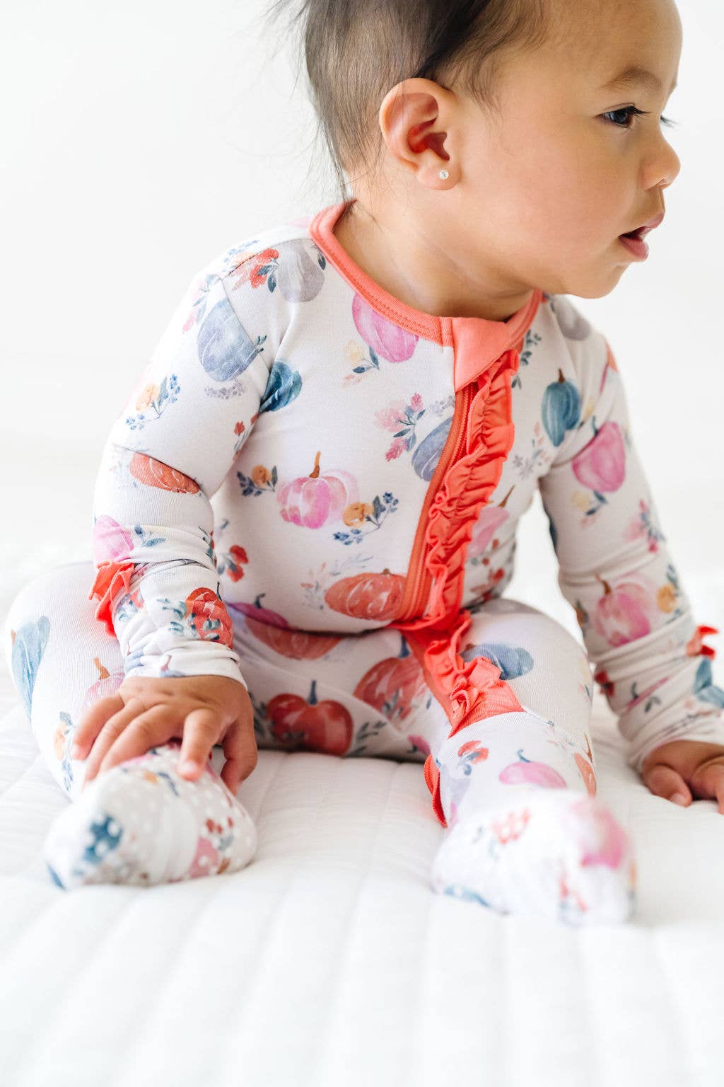 Pumpkin Patch Ruffle Footsie