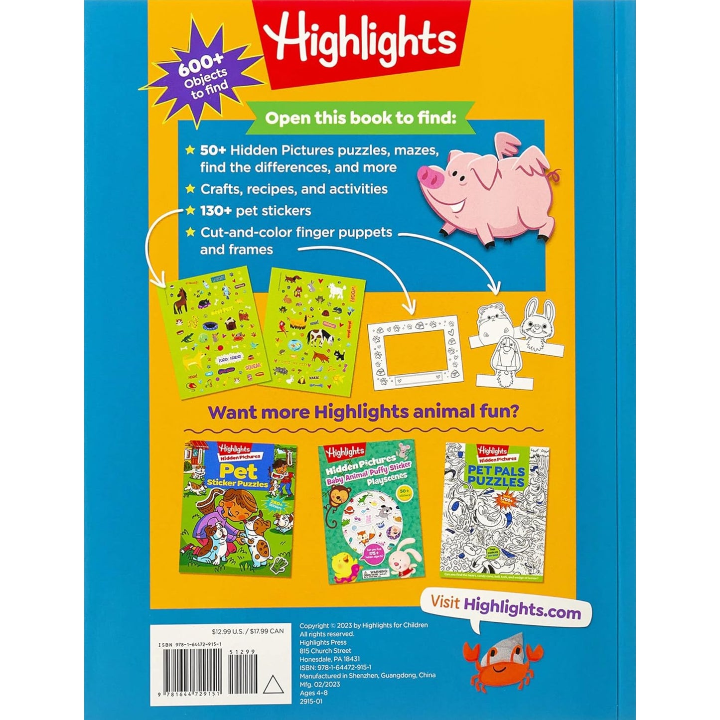 Pet Puzzles Deluxe Activity Book