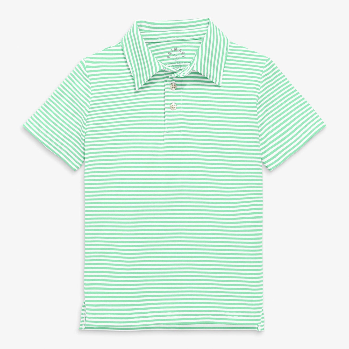 Short Sleeve Flexknit Polo In Mini Stripe