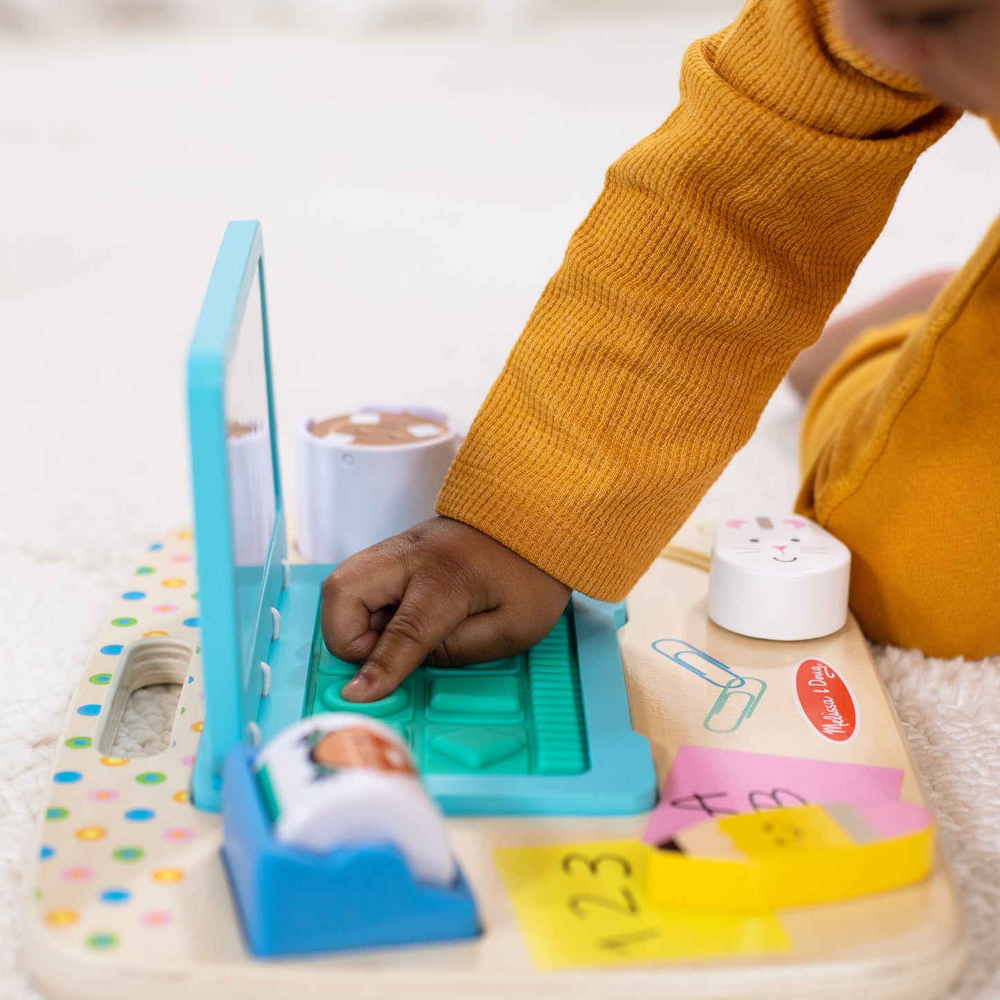 Wooden Work & Play Desktop Activity Board