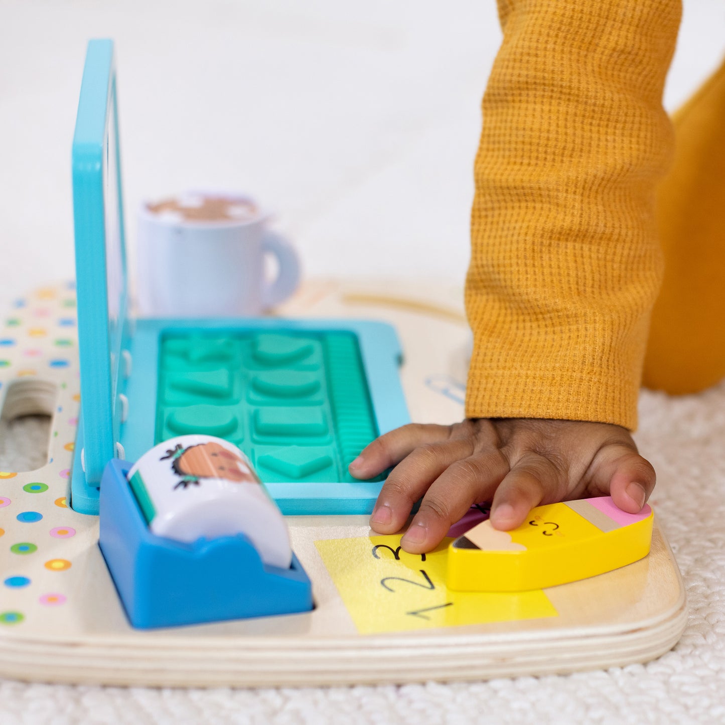 Wooden Work & Play Desktop Activity Board