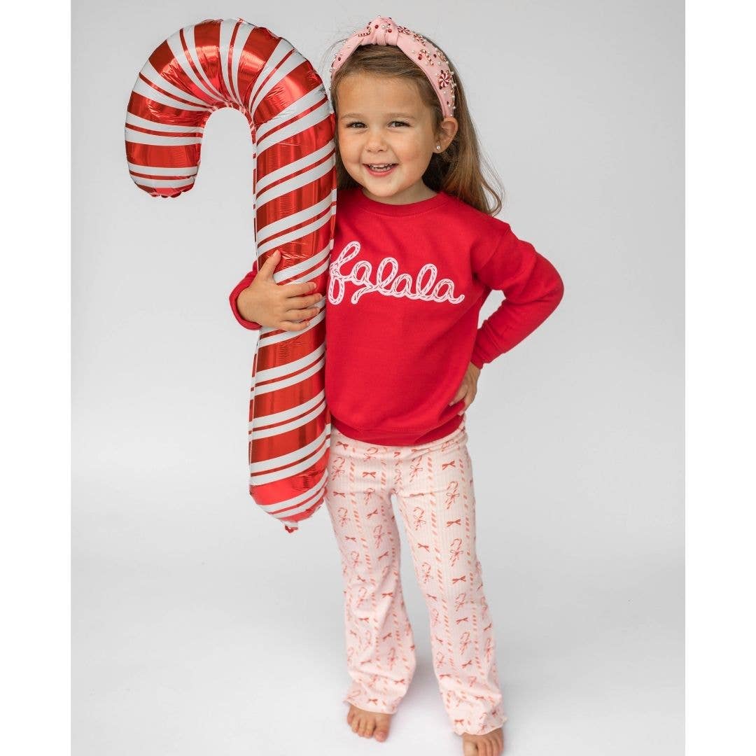 Candy Cane Lane Christmas | Flare Legging