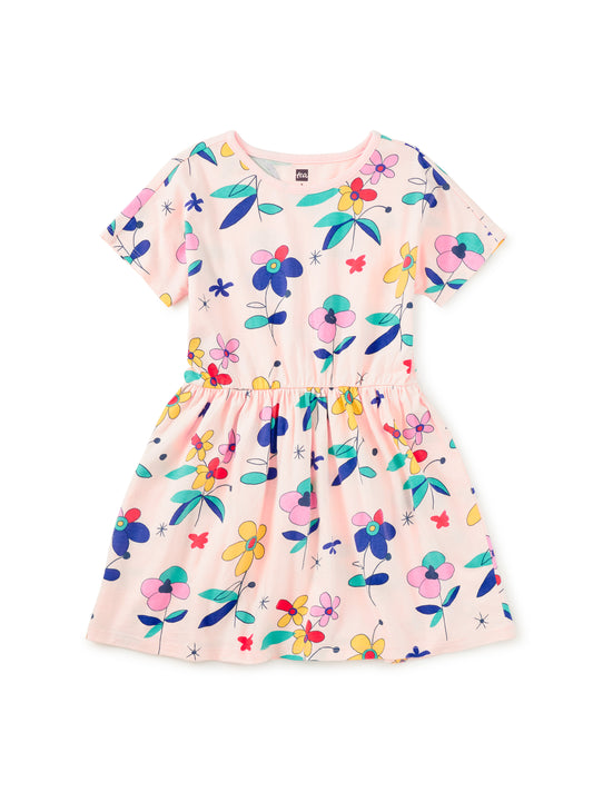 Miro Floral | Short Sleeve Twirl Dress