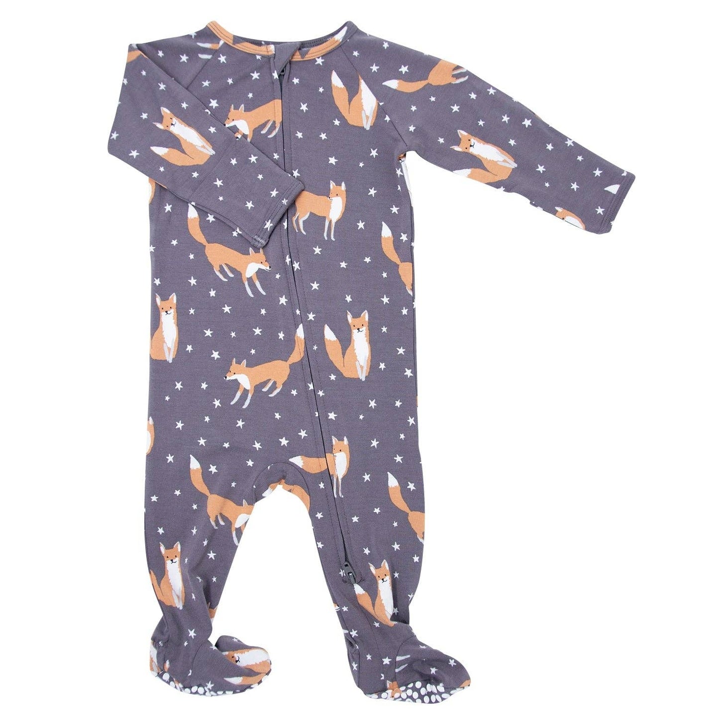 Zipper Footie - Night Fox