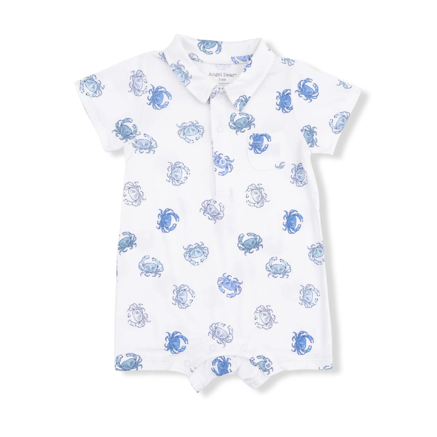 Polo Shortie | Blue Crabs