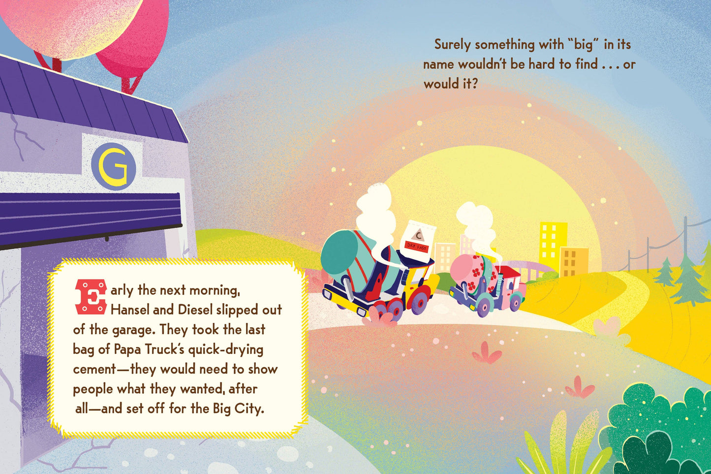 Hansel and Diesel and the Witch's Factory (Board Book)
