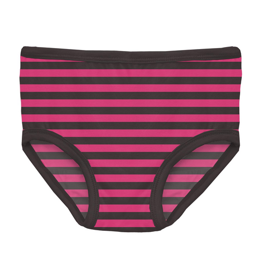 Awesome Stripe Print Girl's Underwear