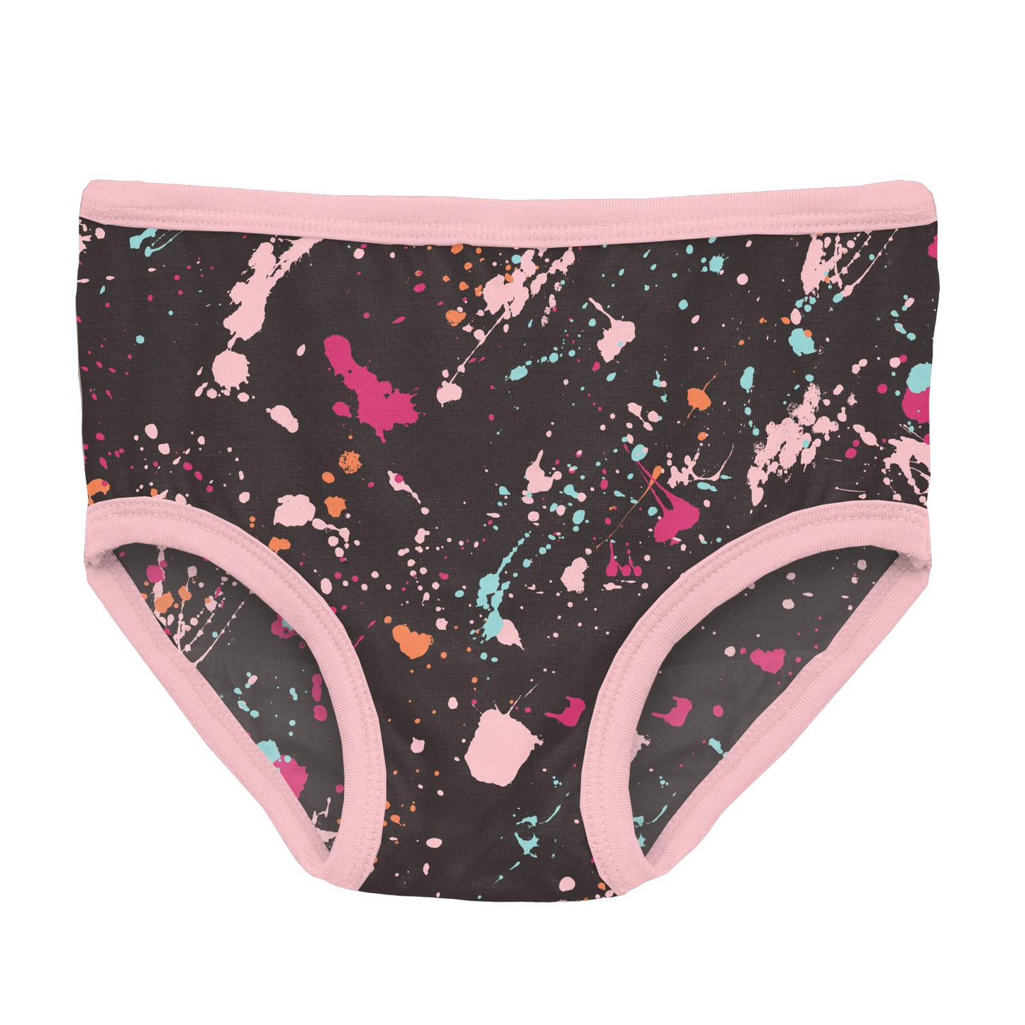 Calypso Splatter Paint Print Girl's Underwear