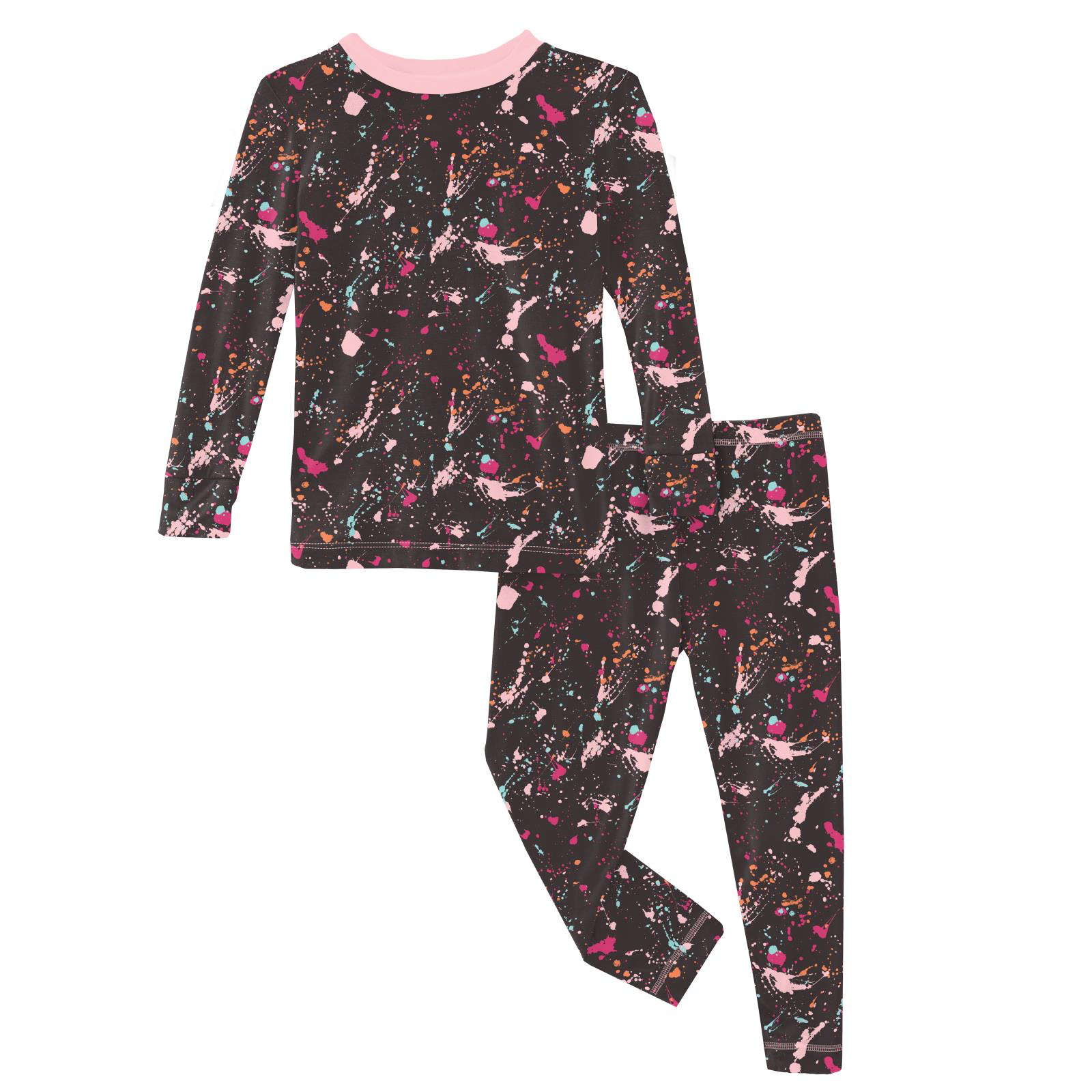 Calypso Splatter Paint Long Sleeve Pajama Set – Wiggles & Giggles ...