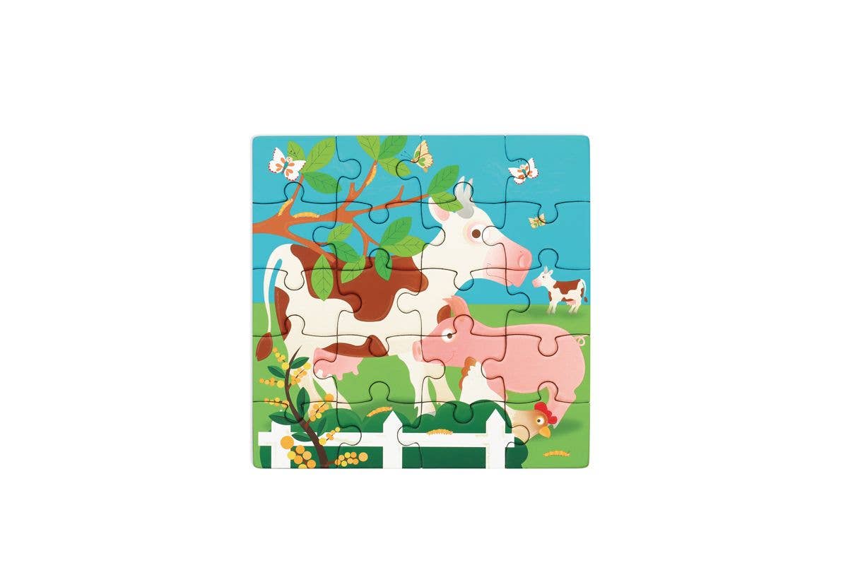 Scratch - Magnetic Puzzle Book FARM