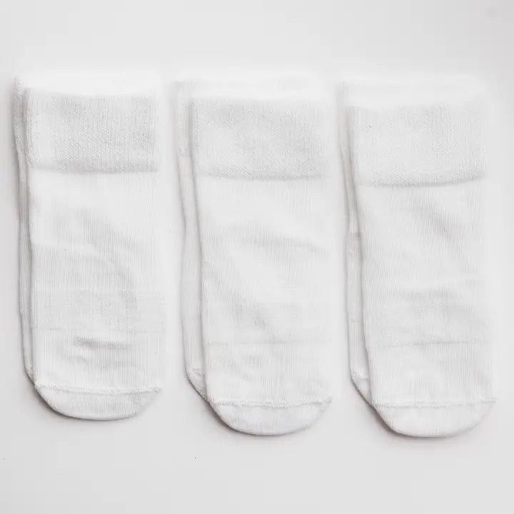Cloud Collection | White Non-Slip Silicon Grip Baby Socks