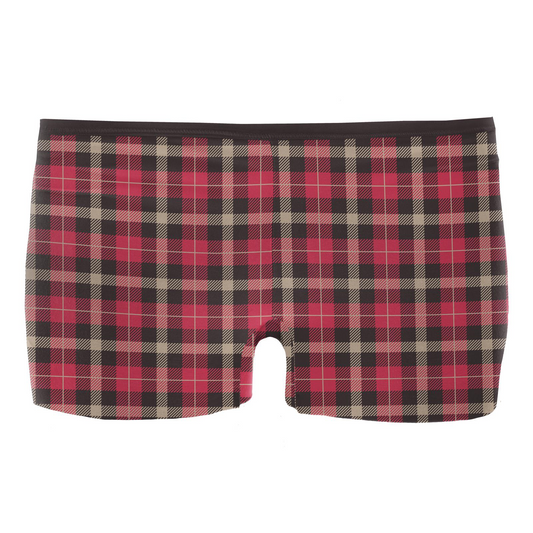90's Plaid Women's Boy Short Underwear