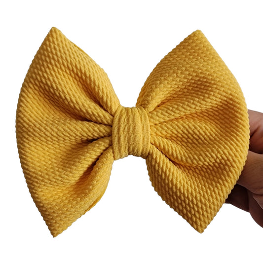 Savannah Bow - Yellow Mustard