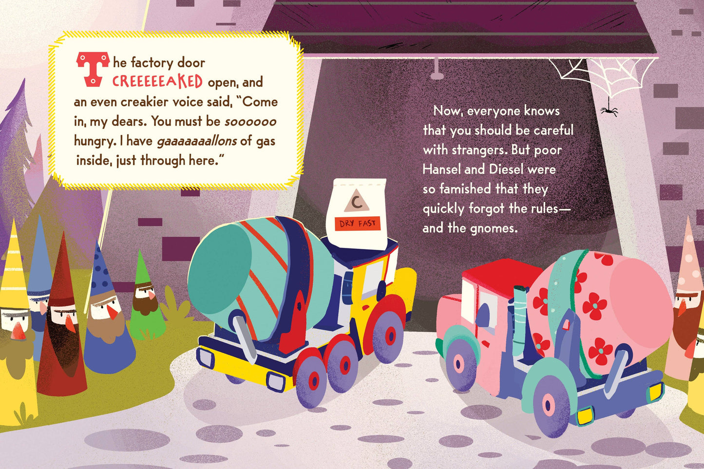 Hansel and Diesel and the Witch's Factory (Board Book)