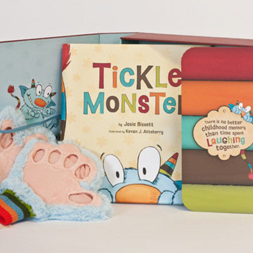 Tickle Monster Laughter Kit book & mitts - Compendium