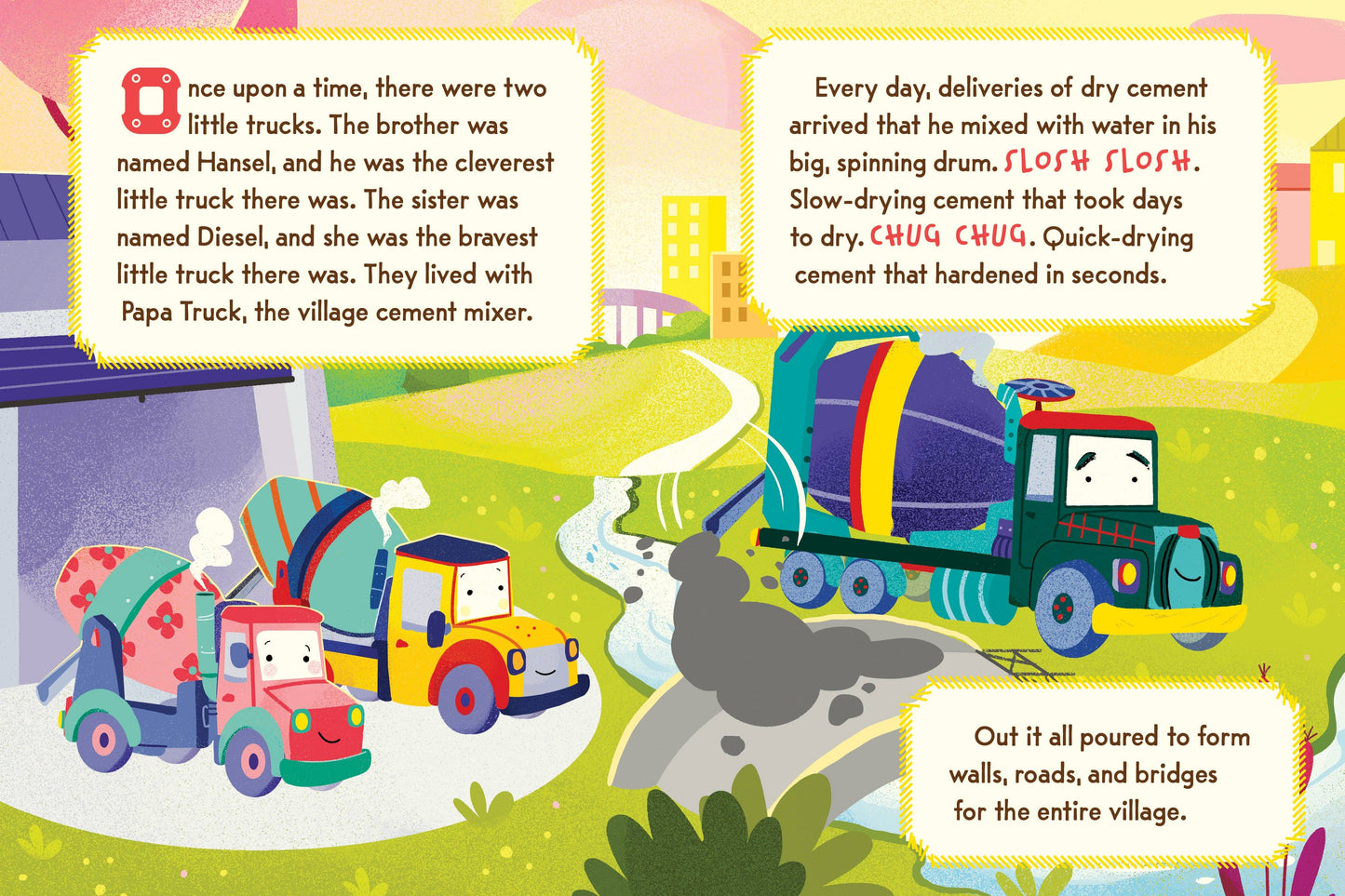 Hansel and Diesel and the Witch's Factory (Board Book)