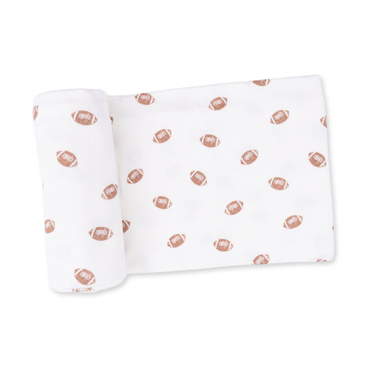 Mini Footballs | Swaddle Blanket