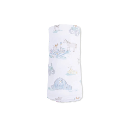 Farm Animal Party | Swaddle Blanket