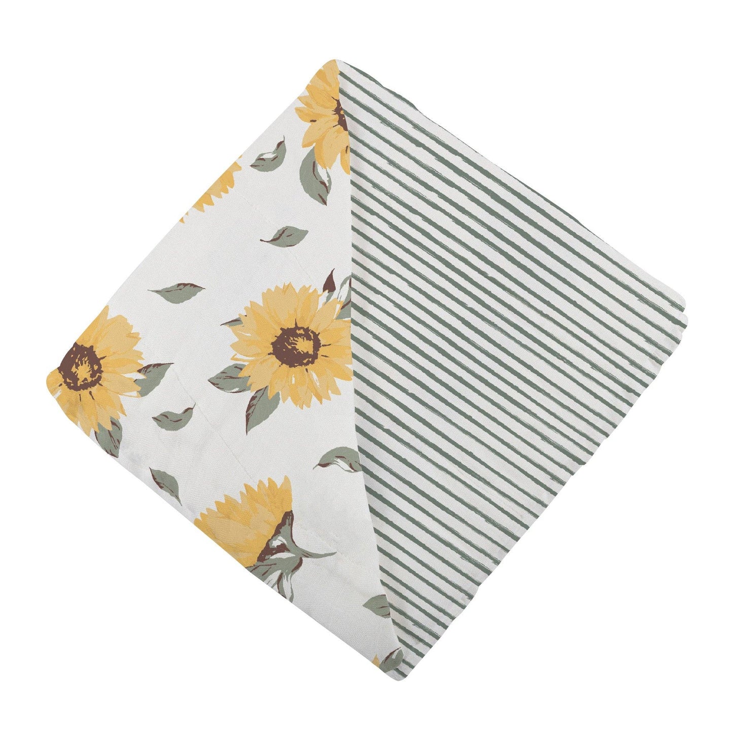 Sunflower Farm and Sage Green Stripe - Newcastle Blanket