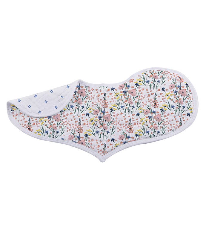 Wildflowers - Bamboo Heart Bib 2PK